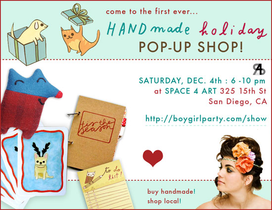 Handmade Holiday Pop-Up Shop